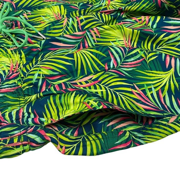 Lands End 8" Swim Trunks Size XL 40-42 Elastic Waist Pockets Mesh Liner UPF 50 - Picture 5 of 8